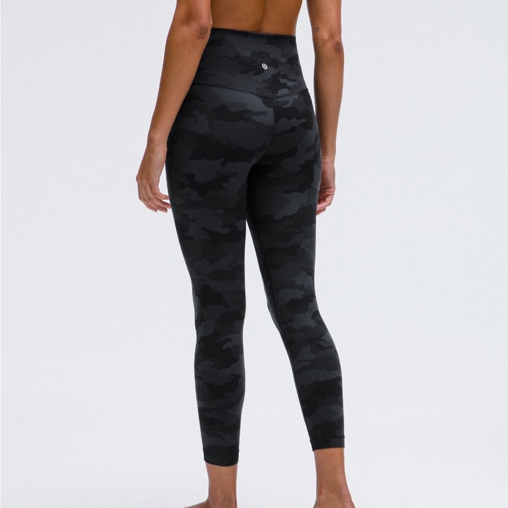 lululemon Align™ High-Rise Pant 25" in Heritage 365 Camo Deep Coal Multi